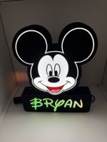 Lightbox lumière led Veilleuse Mickey personnalisable