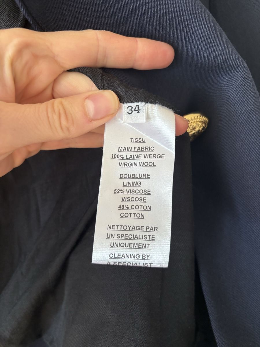 Balmain Giacche: Balmain Blazer navi blue – Nuovo (secondo la descrizione) da Zürich venduto da Schwoni 4