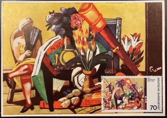 Tutti i francobolli: BRD, Deutscher Expressionismus (1974), 6 Postkarten – Usato da Hermetschwil-Staff venduto da sta_6fjv 4