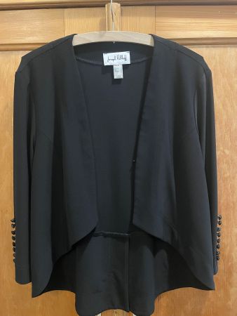 Joseph Ribkoff leichter, dehnbarer Blazer, schwarz Gr. 40