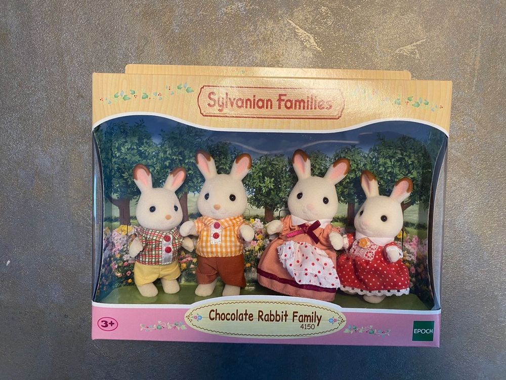 Sylvanian Families Chocolate Rabbit Family - 4150 | Kaufen auf Ricardo