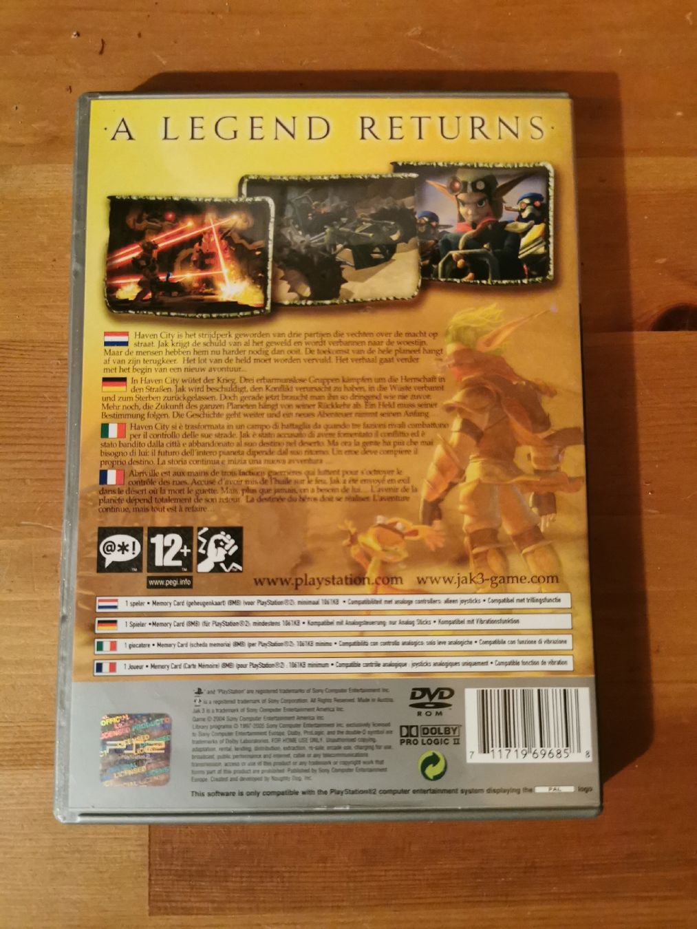 Jeu Jak 3 Platinum - PlayStation 2 (PS2) - Version PAL FR Complète Avec Notice - Très Bon état