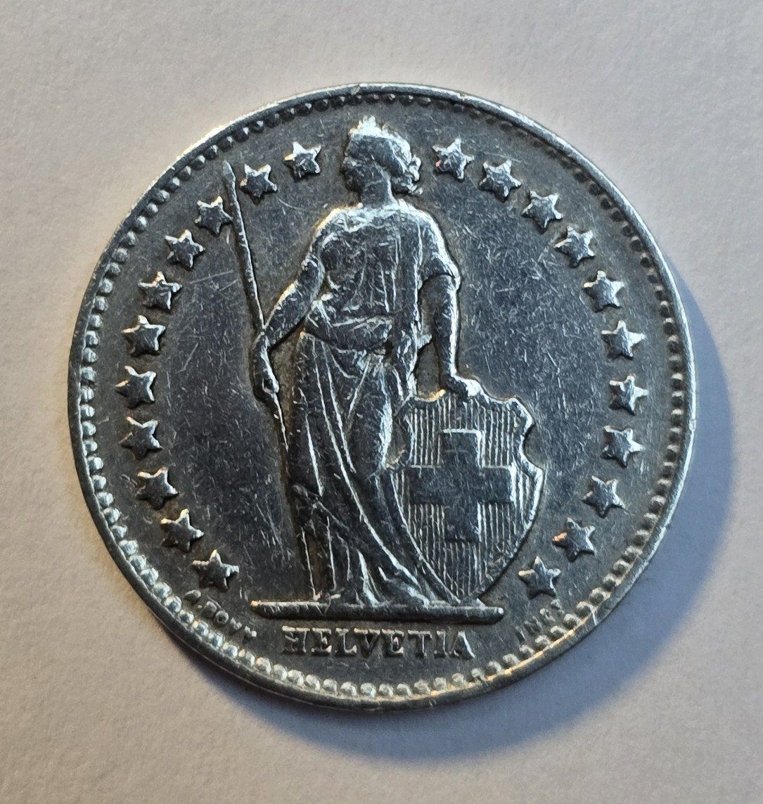 Toutes les monnaies: 50 Rp. 1944 Silbermünze – D'occasion à Hornussen par Corvette- 1