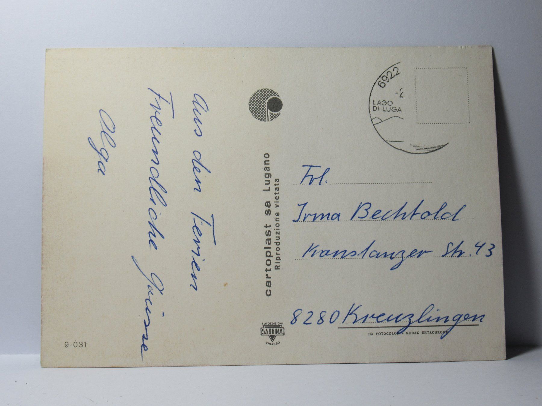 Cartoline postali: Morcote  , Kirche – Usato da Grenchen venduto da frechri 1