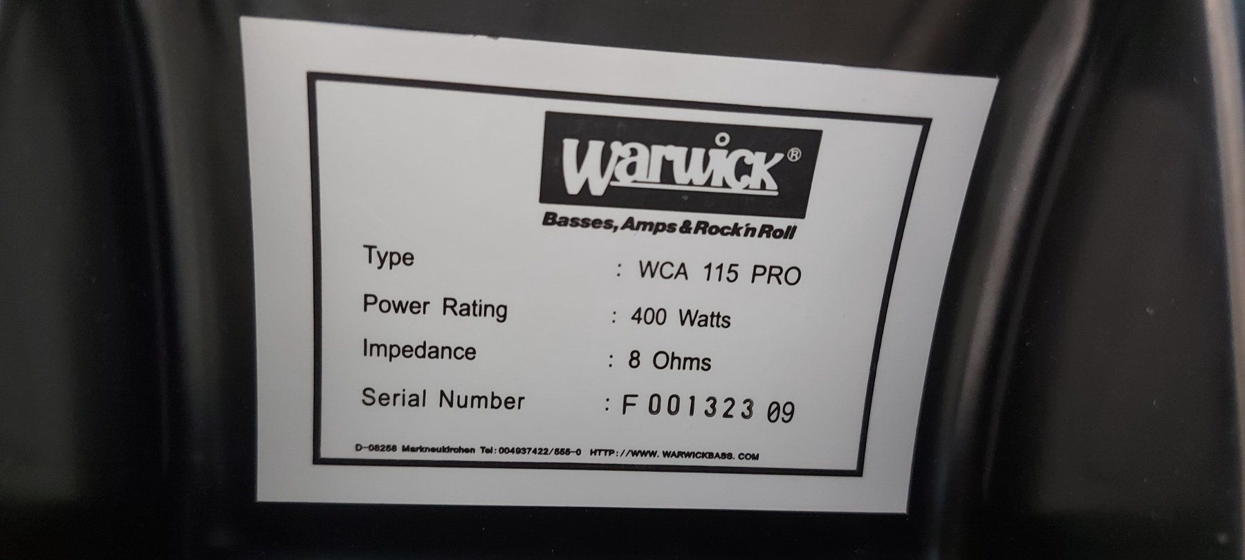 Amplificatori: Bass Amp Bundle Warwick WA 300 ,Warwick WCA 115 PRO – Usato da Glattbrugg venduto da Swissmusik 7