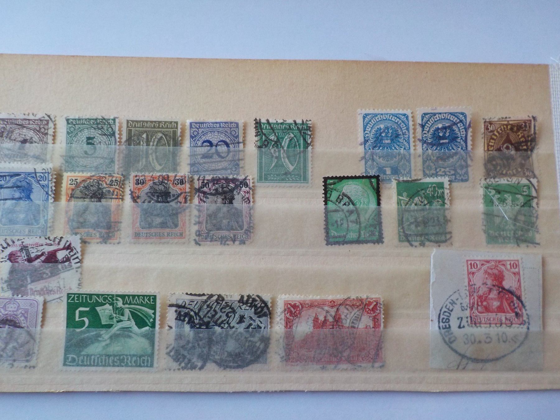 Alle Briefmarken: Europa, Deutsches Reich, div. Marken – Gebraucht aus Muri b. Bern von Ricardoverkauf 1