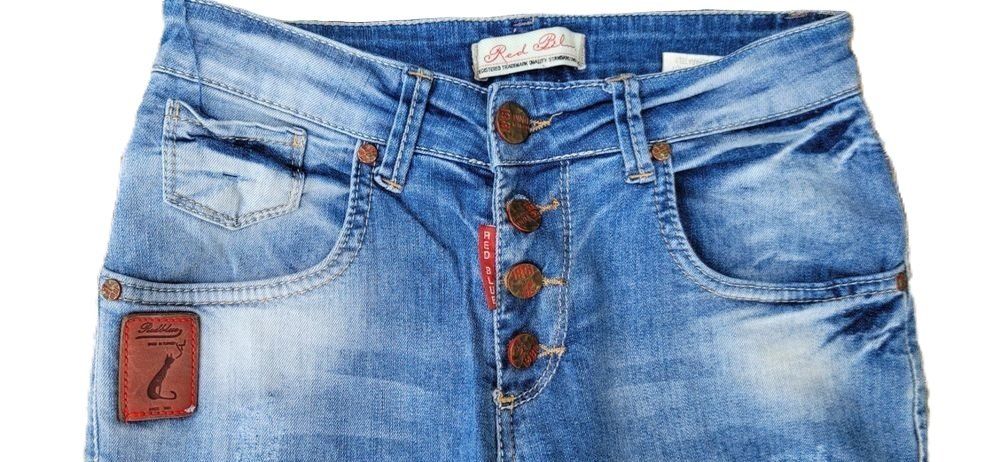 Jeans: Red Blue Jeans Gr. 25 Used-Look – Usato da Füllinsdorf venduto da Sunnebliemli7 2