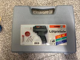 Meister Lötpistole MLP 100 S – 100 Watt + Lötdraht