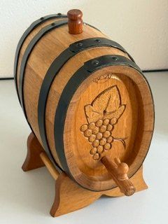 Articoli in legno: Holzfässli mit Ständer Deko-Objekt aus Eiche massiv – Nuovo (secondo la descrizione) da Bellikon venduto da thm_tv2x