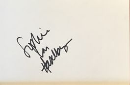 Sophie von Haselberg 1986- Autogramm signiert Karte 10x15cm