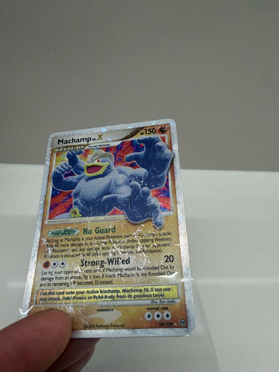 Pokémon Cartes à collectionner: Machamp LV.X Ultra Rare Stormfront 2008 – D'occasion à Arlesheim par WungaBunga 4