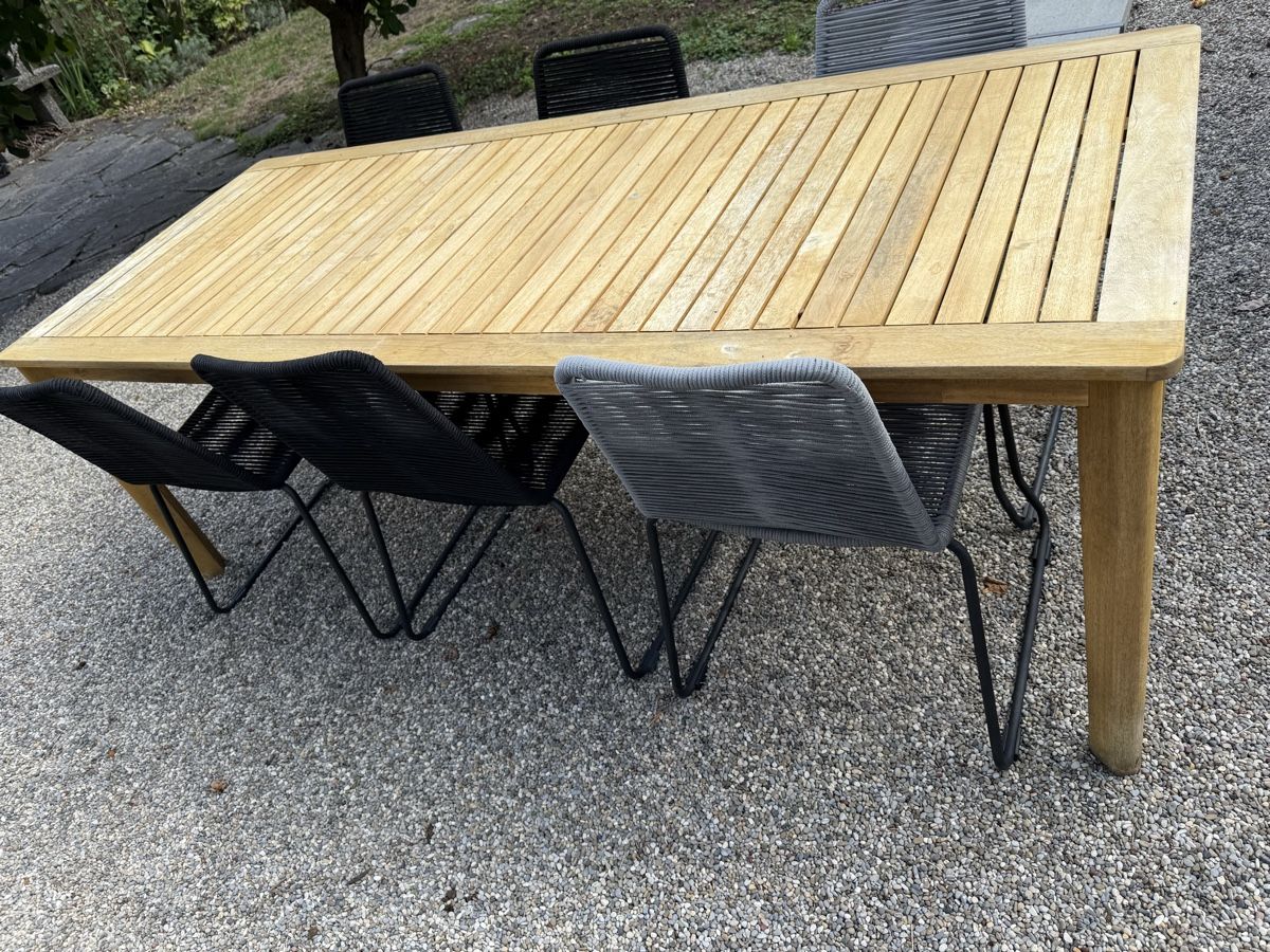 Giardimo Tische: Gartentisch der Marke Giardimo 220 cm lang – Gebraucht aus Gerlafingen von Humpty_3 2