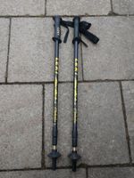 Leki Wanderstöcke 110-145cm Makalu Dunkelblau Gold