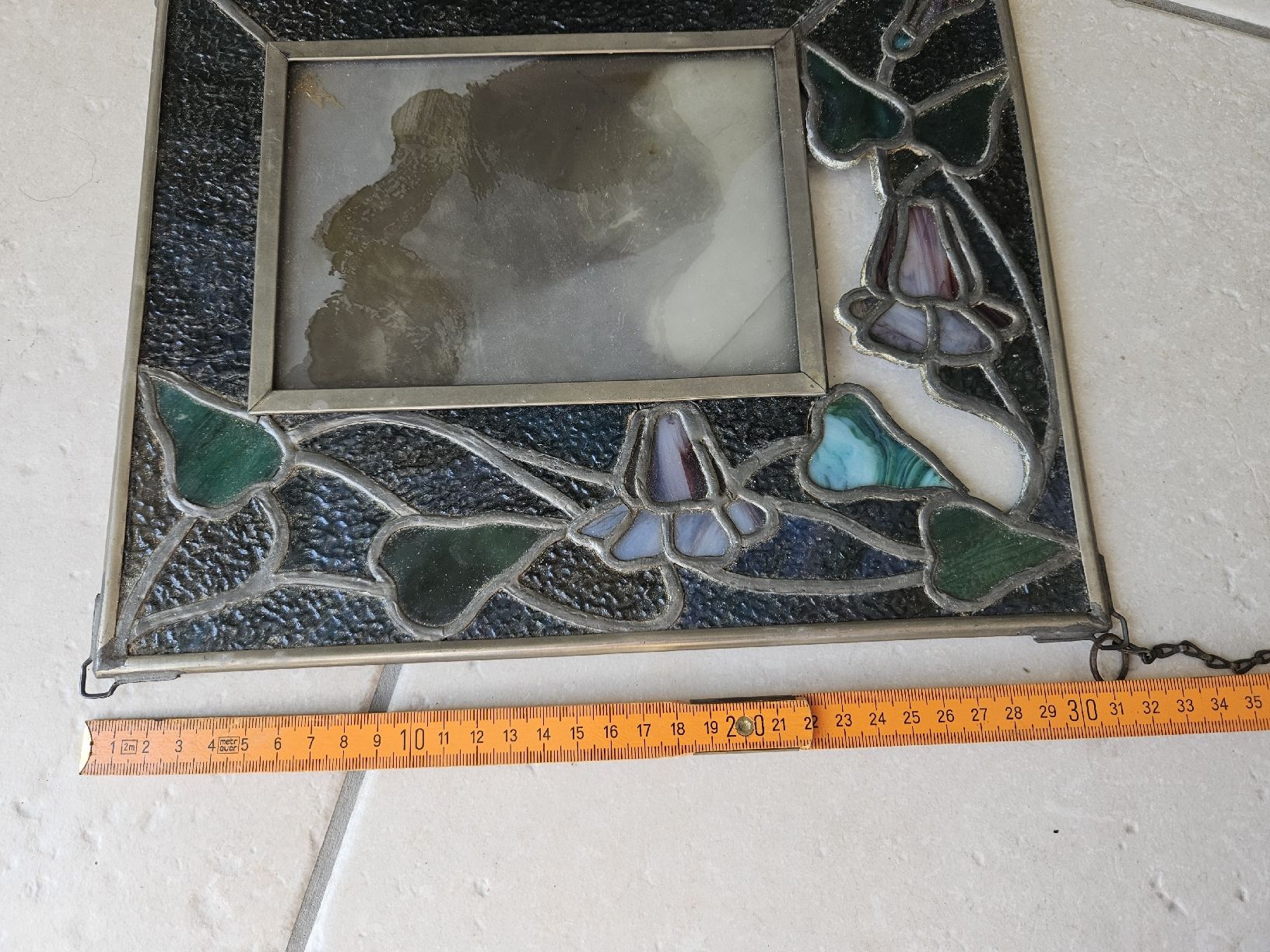 Foto & Immagini: Fensterbild Tiffany antik – Difettoso da Haslen GL venduto da Sandra40 5