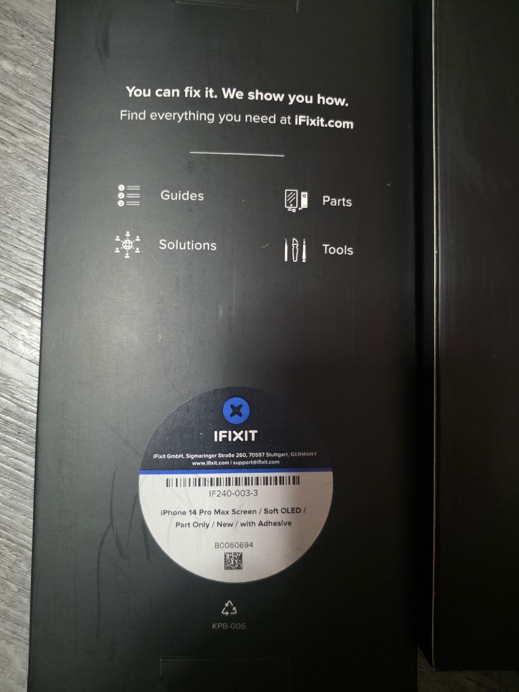 Alle Werkzeuge: iFixit iPhone 14 Pro Max Ecran Soft OLED / + outils ecran nf – Neu und originalverpackt aus Genève von mei_d6lr 1