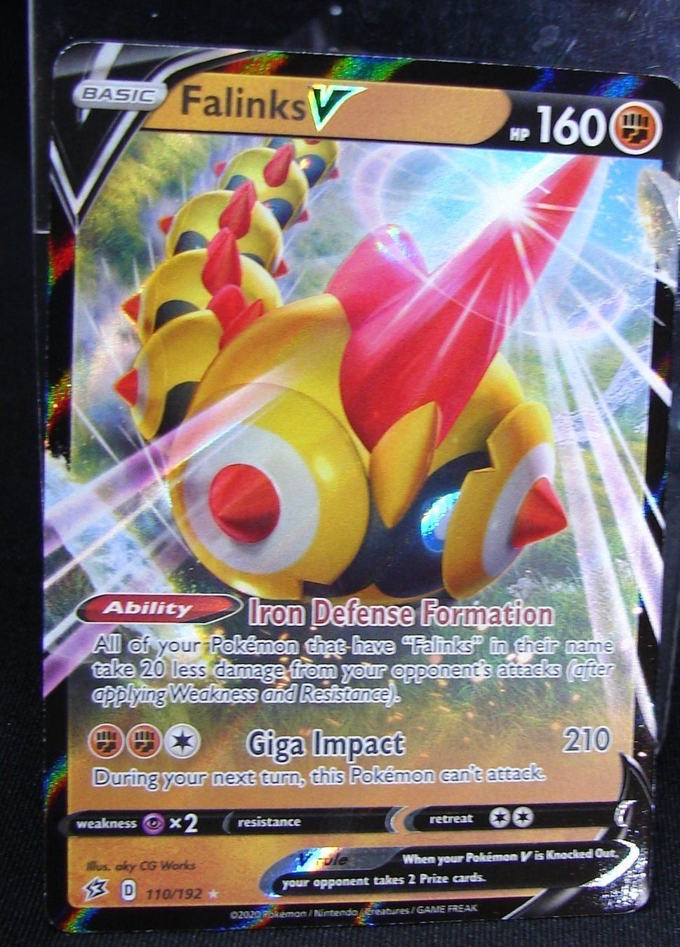 Pokémon Carte collezionabili: Falinks V - Ultra Rare Holo - Mint  /106 – Nuovo (secondo la descrizione) da Rümlang venduto da coh_87ww 1