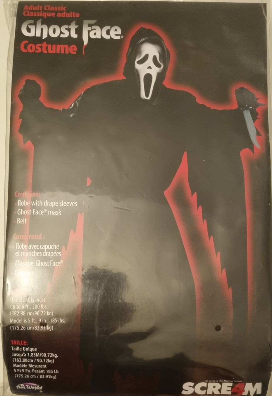 Costumi: Scream Kostüm – Nuovo e nell'imballaggio originale da Mollis venduto da man_dz7w