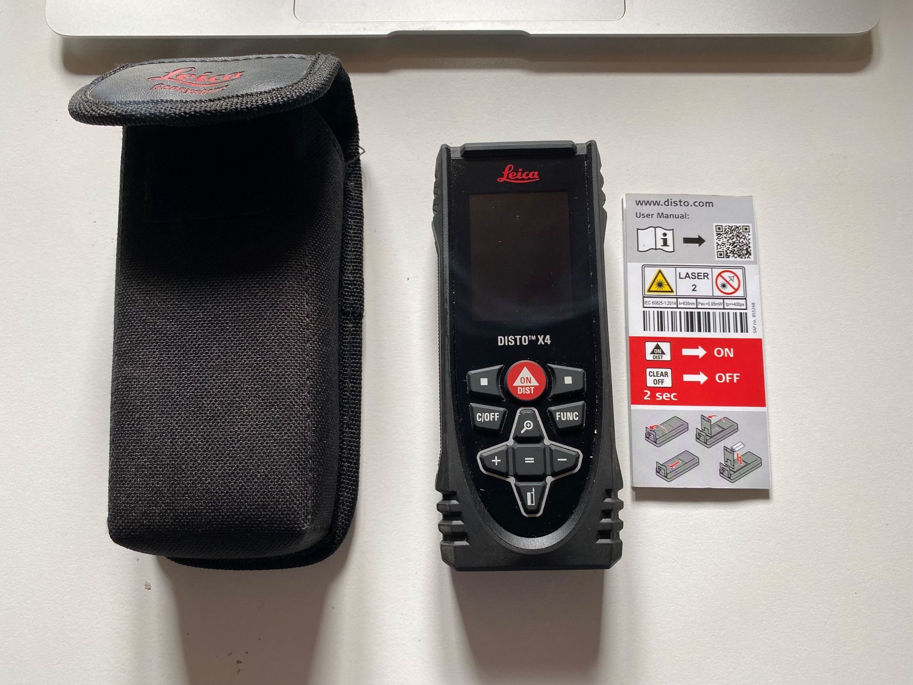 Leica Misurare: Lasermètre Leica DISTOTM X4 – Nuovo (secondo la descrizione) da Vauffelin venduto da cla_zx2m 1