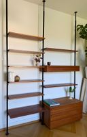 Midcentury Teak Teleskopregal (danish)