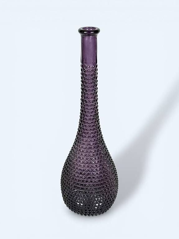 Vasi & Recipienti: Vintage Glasvase violett Diamantmuster – Usato da Böckten venduto da SELL-4U