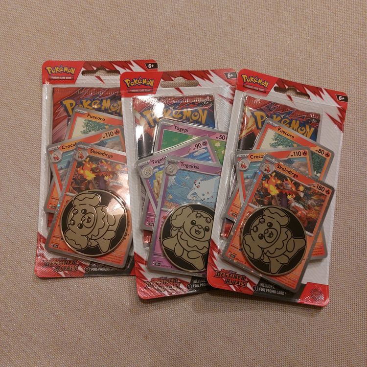 Pokemon Destined Rivals Booster, Coin EN (Neu und originalverpackt) in ...