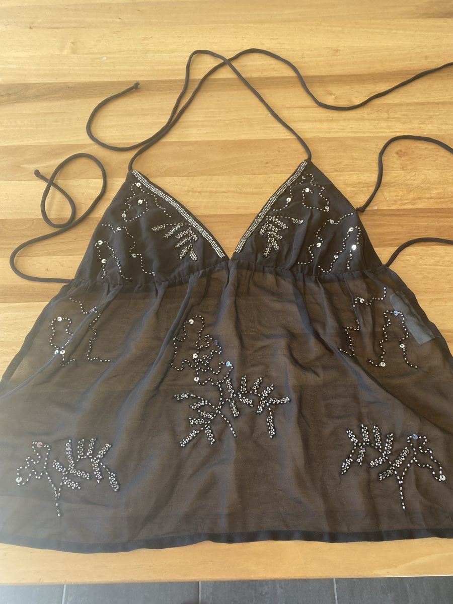 Pull&Bear Tops: Pull & Bear Sommer-Top schwarz, Gr. S – D'occasion à Hittnau par Birdie68