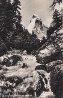 Originale alte Ansichtskarte: Matterhorn, Zermatt, VS!