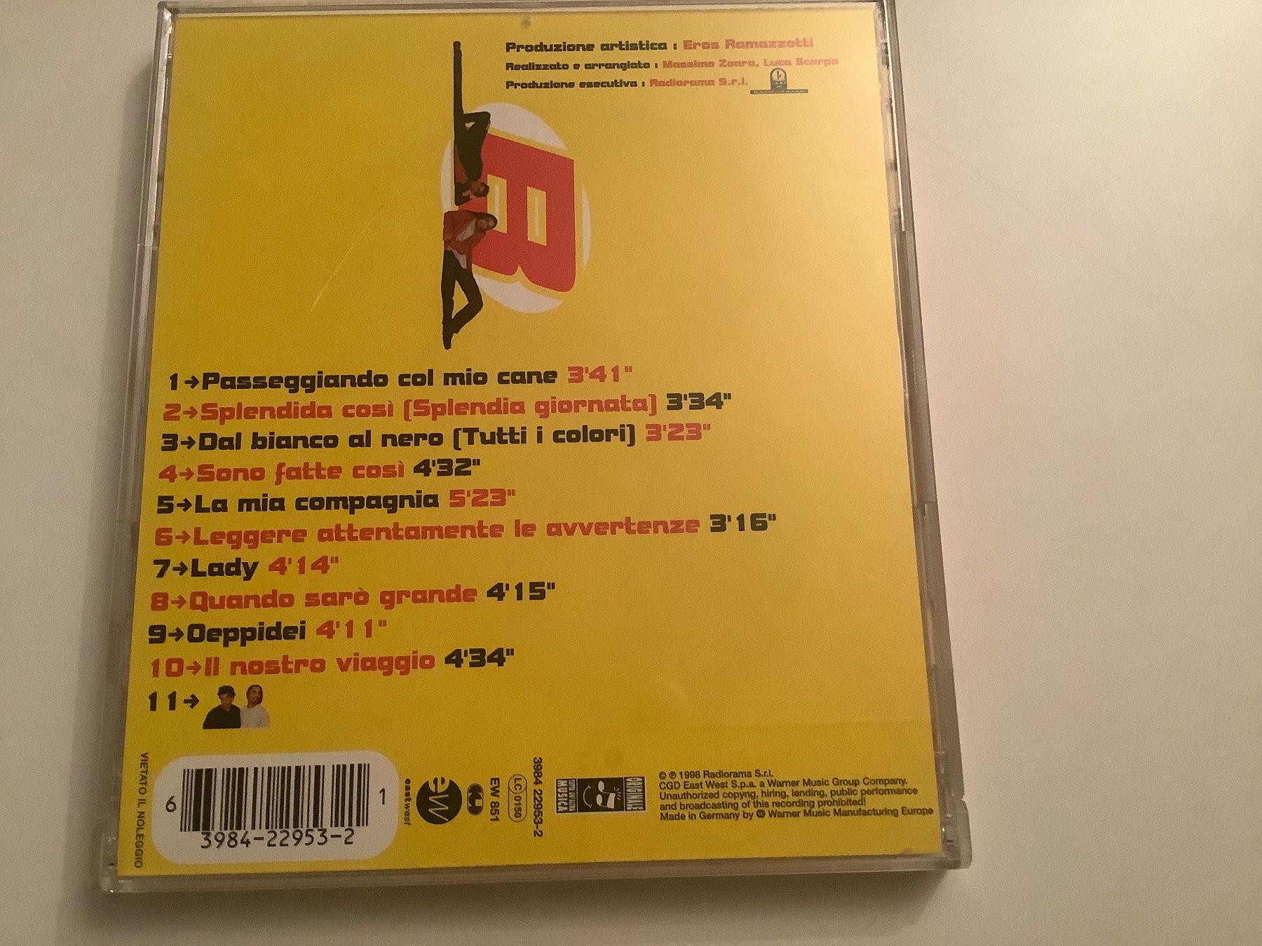 CD: B - Nario / S - cambia / 1998 – Usato da Dübendorf venduto da Shreck 1