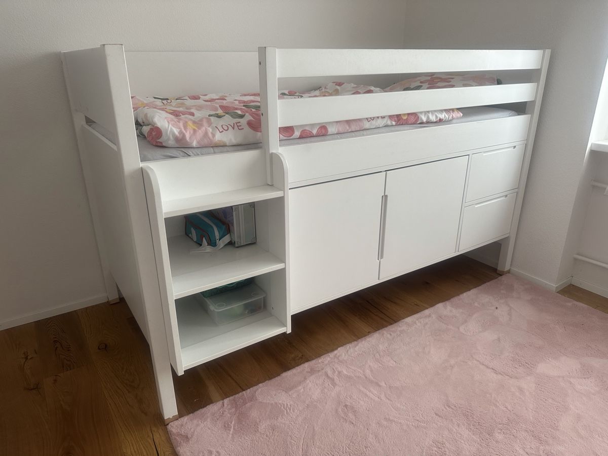 Letti: Hochbett mit Stauraum – Usato da Wattwil venduto da Lumina 2