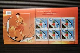 2006 FDC und Kleinbogen Juniorenfussball ET