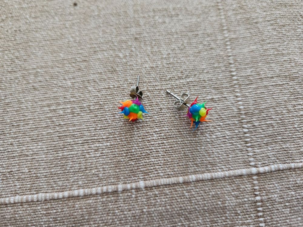Portachav fantasa d perle e condol | Keychan, Drop earrngs, Jewelry