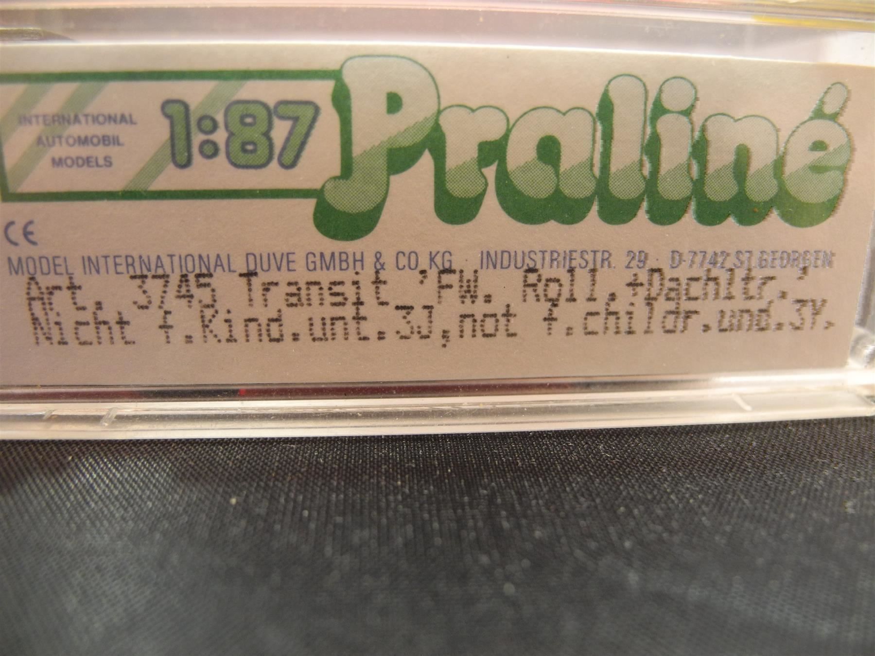 Praliné Modellautos: 2 x Praliné 2741 Polizei + 3745 FW, Nr. d90 – Neu und originalverpackt aus Kottwil von Crazyrolf 4