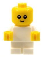 LEGO njo446 Baby - White Body with Yellow Hands