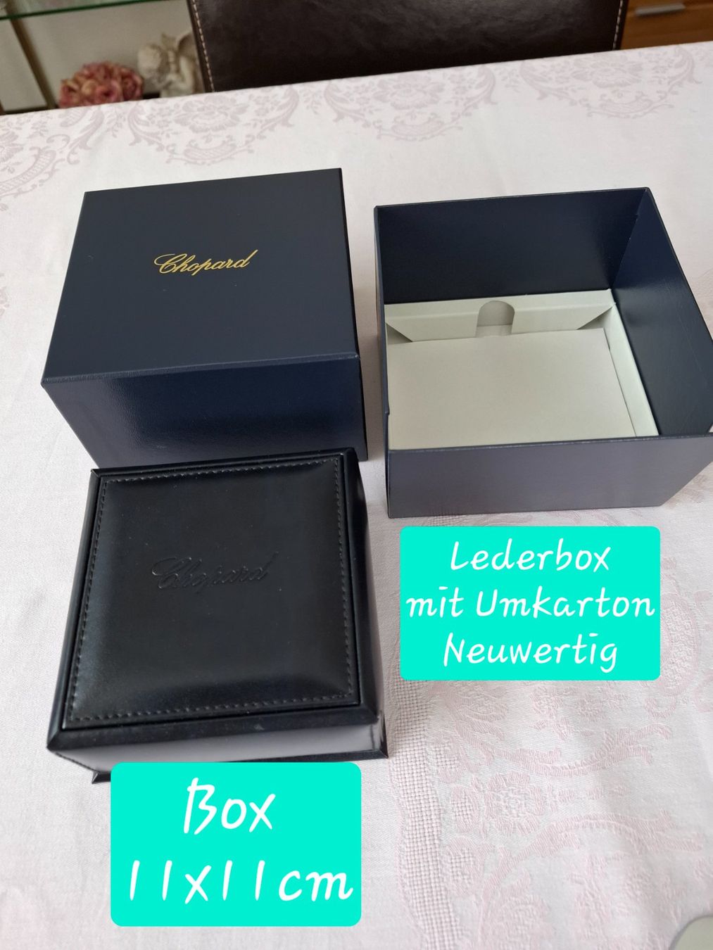 Scatole porta orologi: Chopard und Bulgari Uhren/Schmuck Box – Usato da Niedergösgen venduto da Johny10 3