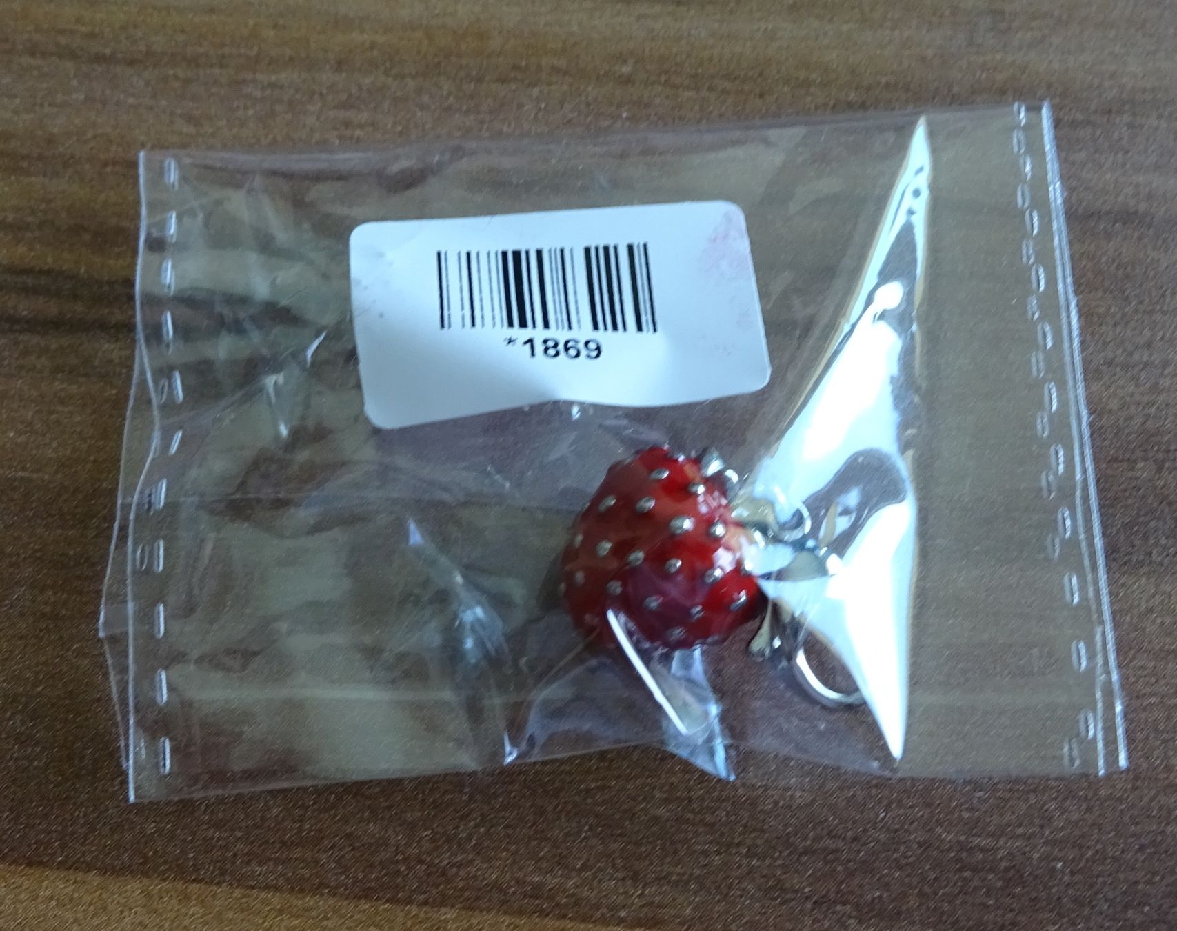 Ciondoli: Charm Erdbeere für Kette oder Bettelarmband – Nuovo e nell'imballaggio originale da Wagenhausen venduto da M.Sieg 1