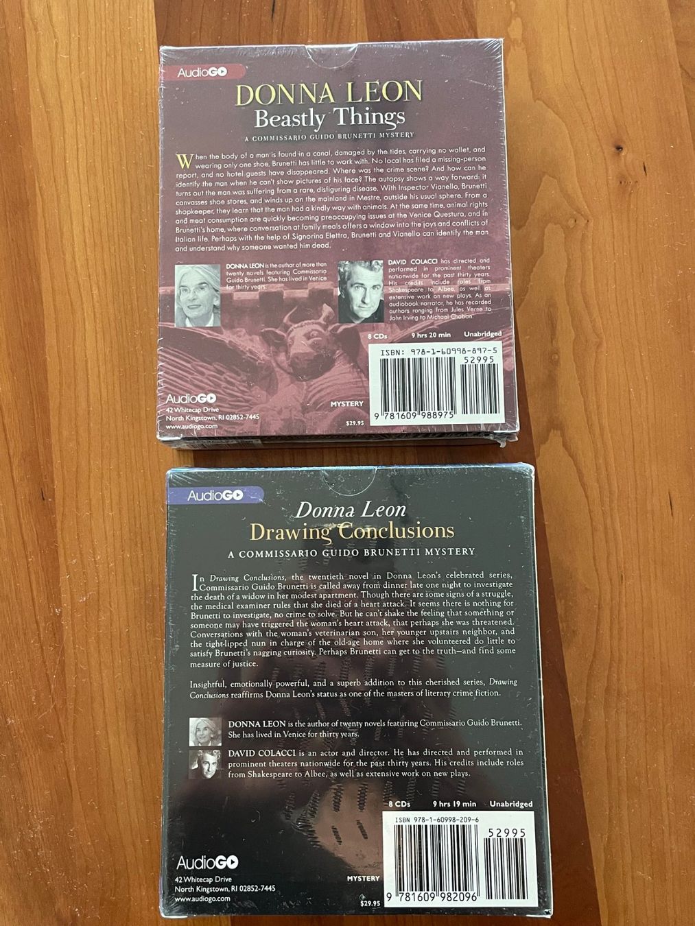 Audiolibri: Donna Leon 2 Brunetti Hörbücher (Englisch) – Nuovo e nell'imballaggio originale da Zürich venduto da karinsp 1