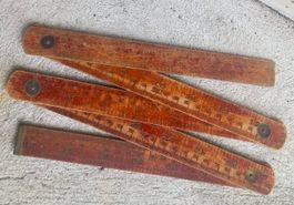 antikes Klappmass Schweizer Fuss vor 1876 Rarität