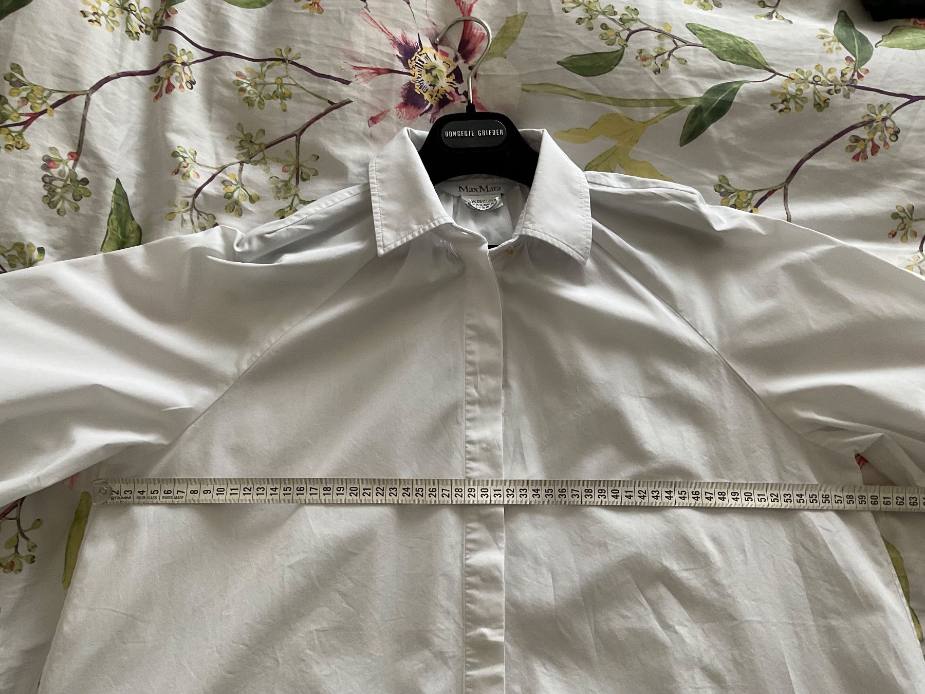 Max Mara Camicette: MAX MARA oversize Bluse Gr L weiss Neuwertig – Nuovo (secondo la descrizione) da Urdorf venduto da alda02 4