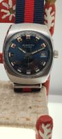 Montre Plymouth vintage, 17 rubis, antichoc, beau bleu