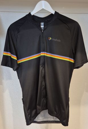 Rennvelo Trikot, Top Zustand, Grösse XL, Schwarz