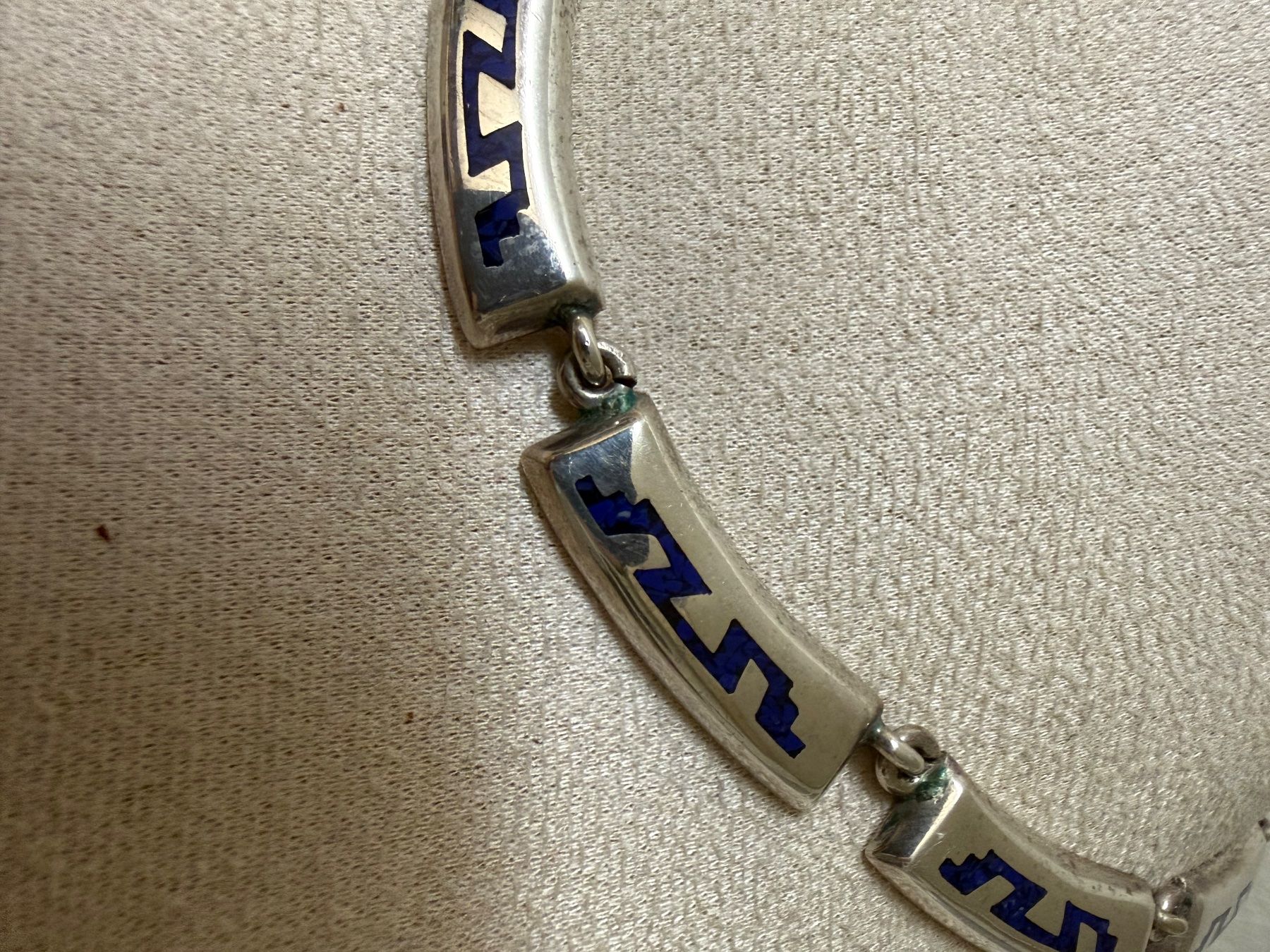 Ketten: Silber Kette mit Lapislazuli 925, 60g – Gebraucht aus Spiegel b. Bern von Rogger72 7