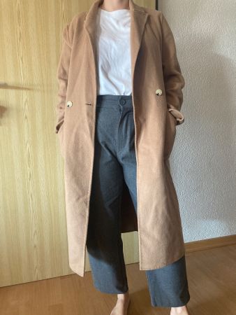 Mantel Zara XS camel