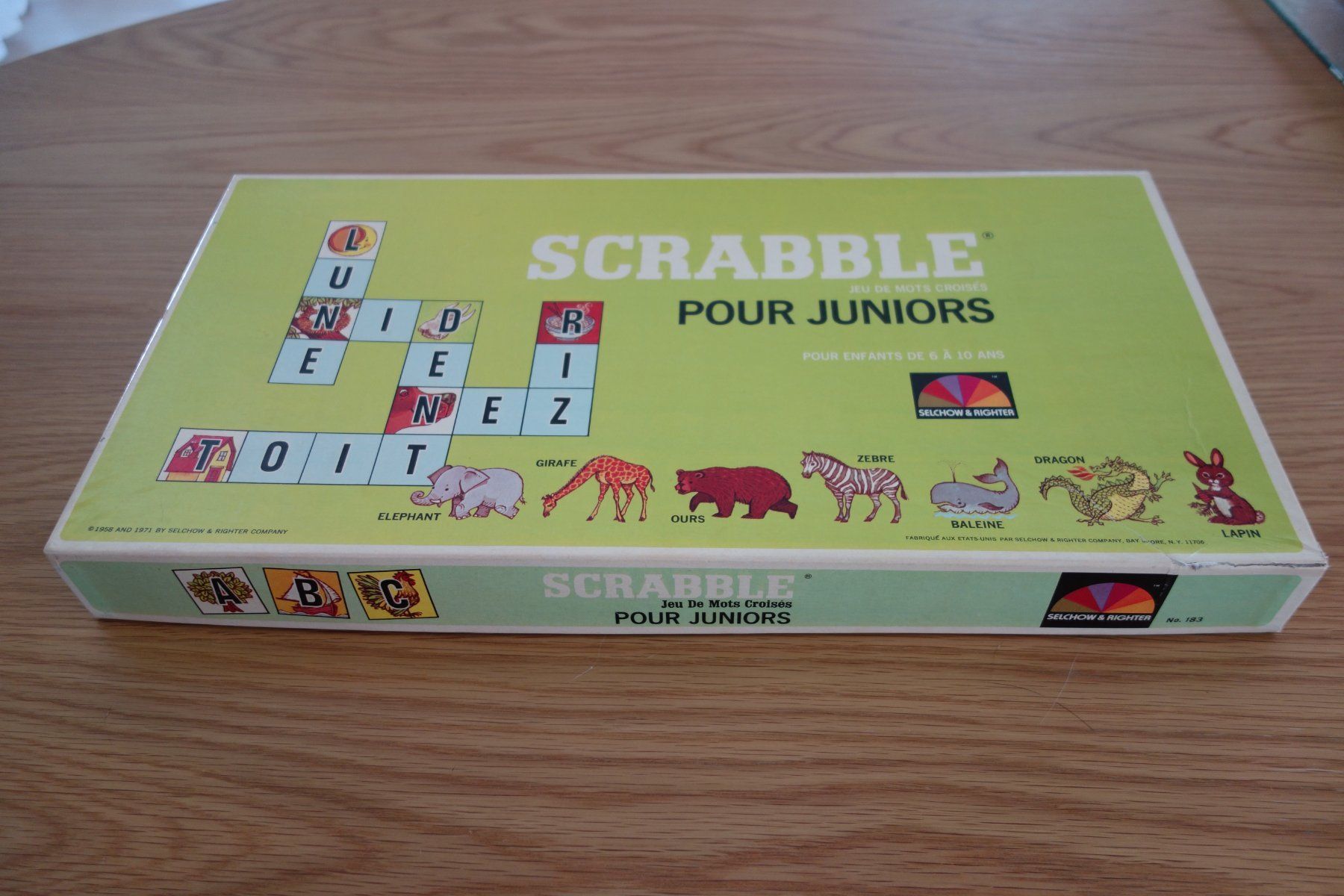 Giochi: Scrabble pour Juniors 1971 – Usato da Wil SG venduto da Donaldus 1