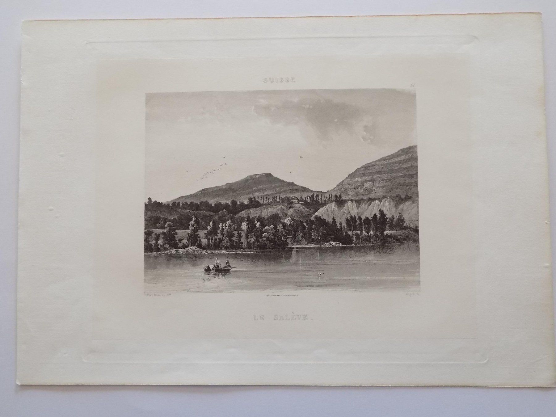 Gravures: Le Salève – D'occasion à Risch par Antikfee