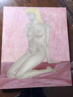 Ölgemälde Akt auf Leinwand, Handgemalt