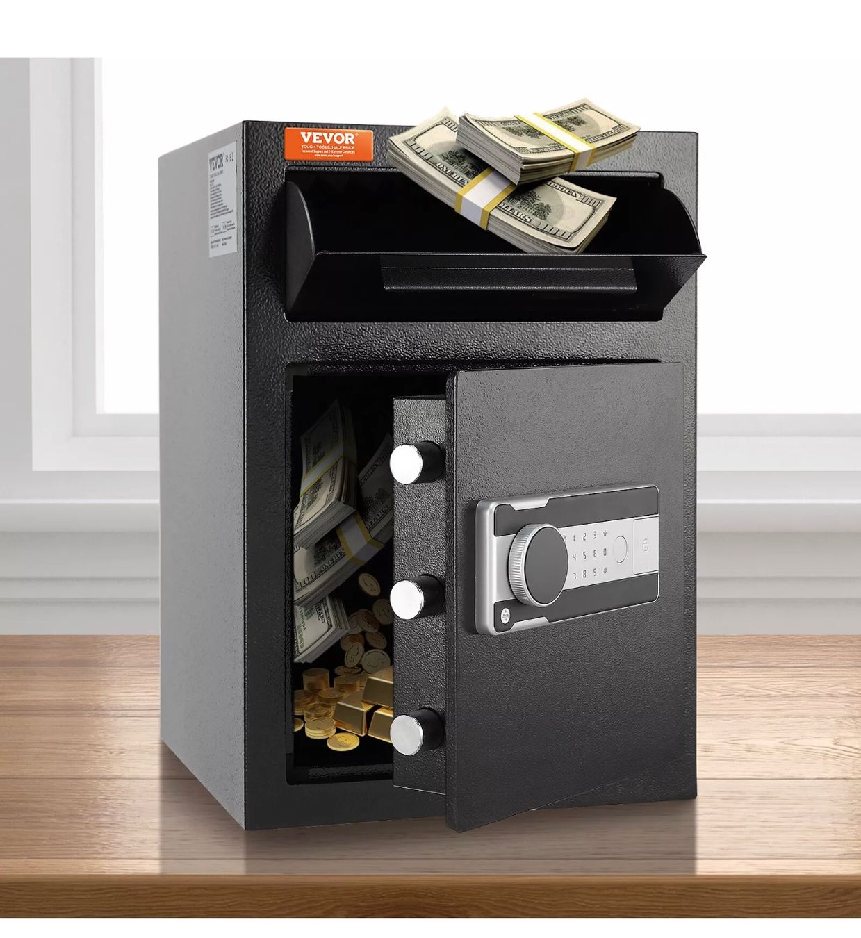 Casseforti: + VEVOR Einwurftresor Digital Safe Depottresor 2,5 l – Nuovo e nell'imballaggio originale da Amriswil venduto da JaJa-Express 9