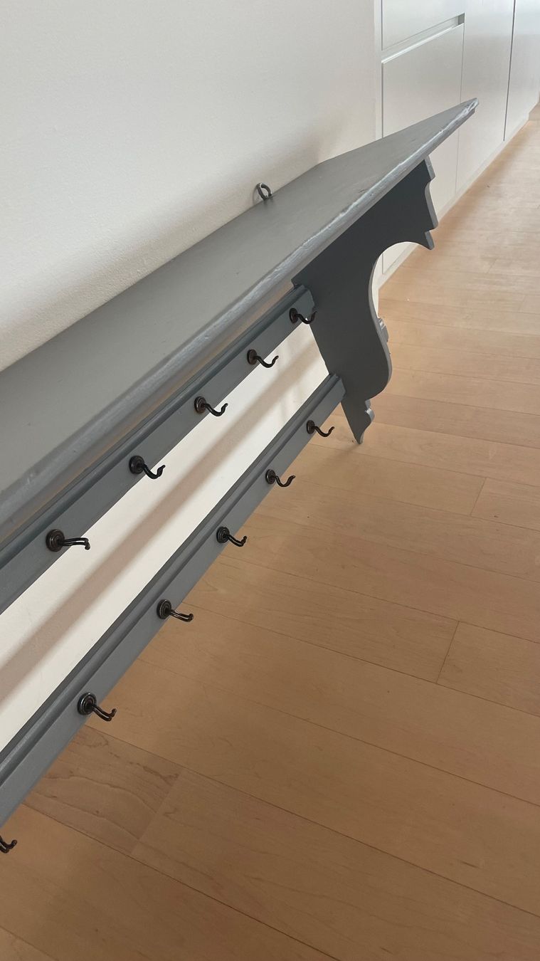Scaffali: Vintage Tellerboard grau! 19 Haken – Usato da Uitikon Waldegg venduto da gotohellix 2