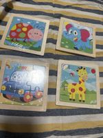 Holzpuzzle Kinder 4er Set