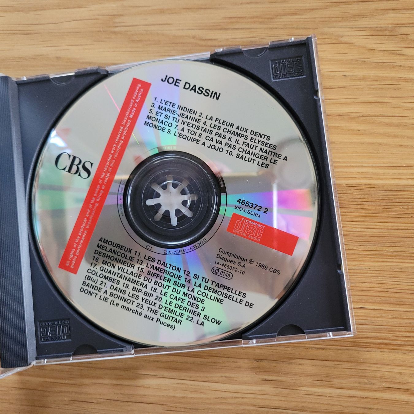 CD: CD Joe Dassin – Usato da Biel/Bienne venduto da Destockweb 1