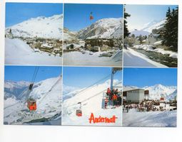 ANDERMATT Gotthard Luftseilbahn Gemsstock, Skifahrer